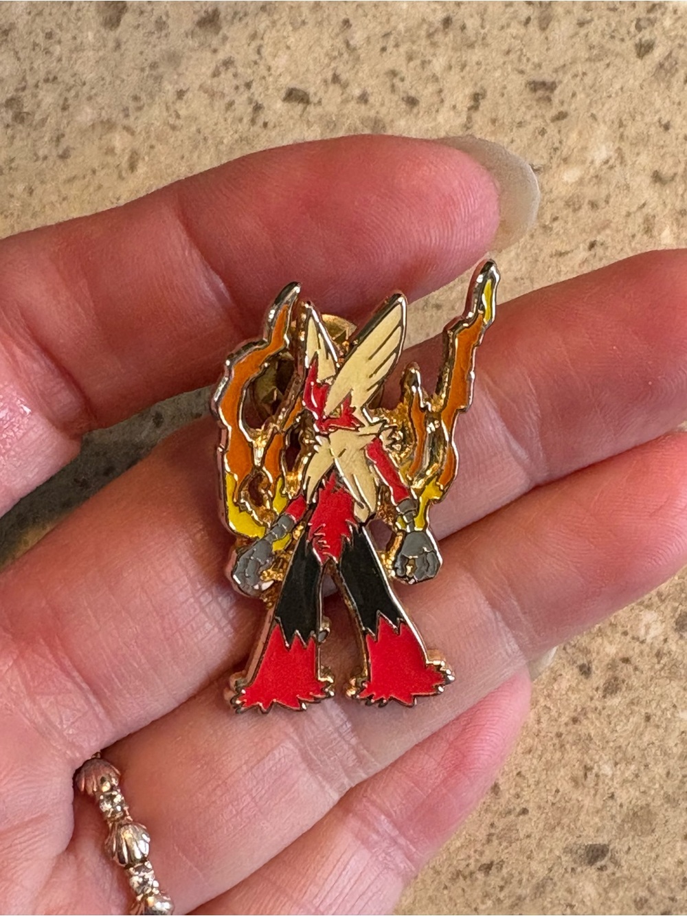 Pokemon ~Mega Blaziken ~Enamel Collector's Pin ~1½ inch